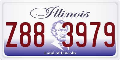 IL license plate Z883979