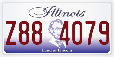 IL license plate Z884079
