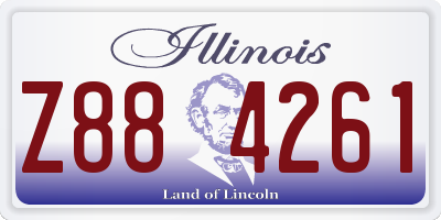 IL license plate Z884261