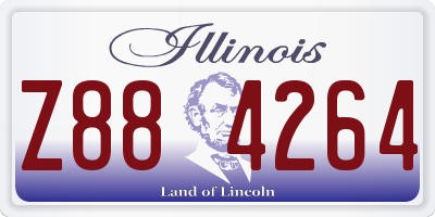 IL license plate Z884264