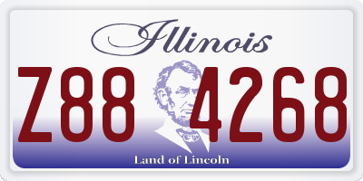 IL license plate Z884268