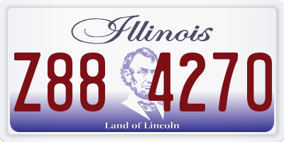 IL license plate Z884270