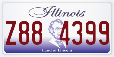 IL license plate Z884399