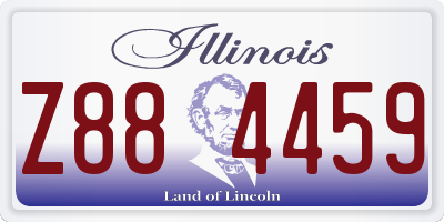 IL license plate Z884459