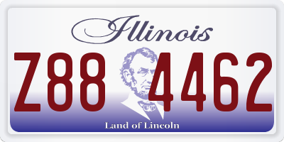 IL license plate Z884462