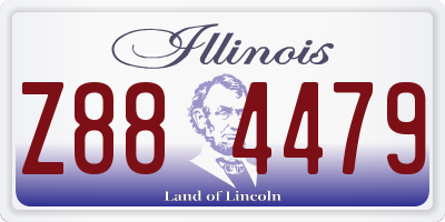 IL license plate Z884479