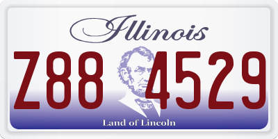 IL license plate Z884529