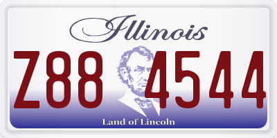 IL license plate Z884544