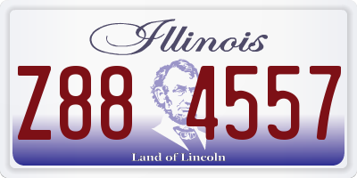 IL license plate Z884557