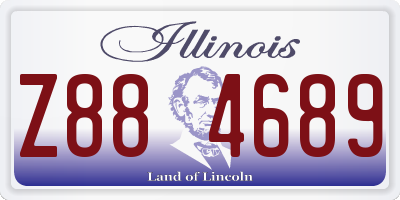 IL license plate Z884689