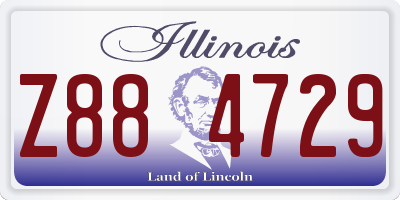 IL license plate Z884729