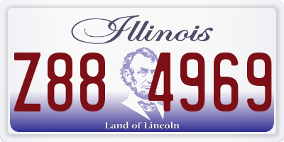 IL license plate Z884969