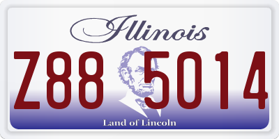 IL license plate Z885014