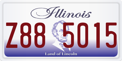 IL license plate Z885015