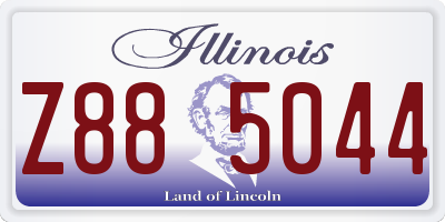 IL license plate Z885044