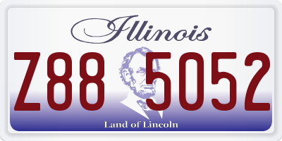 IL license plate Z885052