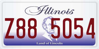IL license plate Z885054