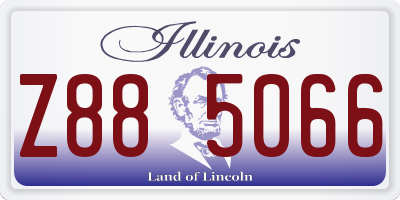 IL license plate Z885066