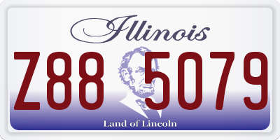 IL license plate Z885079