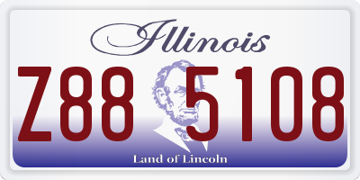 IL license plate Z885108