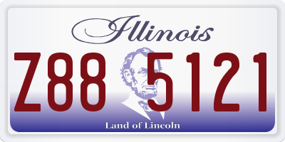 IL license plate Z885121