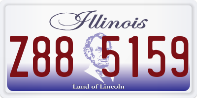 IL license plate Z885159