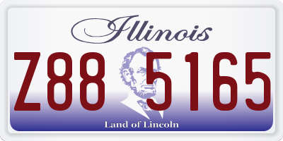 IL license plate Z885165