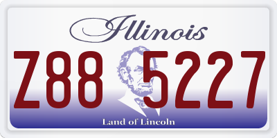 IL license plate Z885227