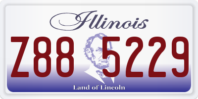 IL license plate Z885229