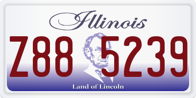 IL license plate Z885239