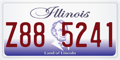 IL license plate Z885241