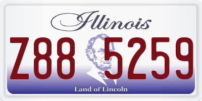 IL license plate Z885259