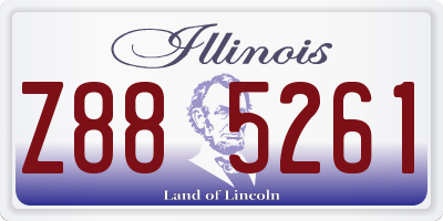 IL license plate Z885261