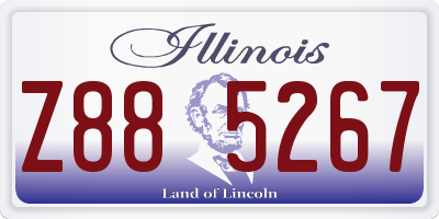 IL license plate Z885267