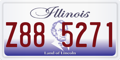 IL license plate Z885271