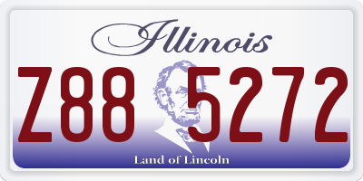 IL license plate Z885272