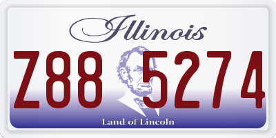 IL license plate Z885274