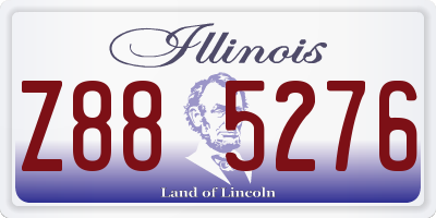 IL license plate Z885276