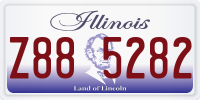 IL license plate Z885282
