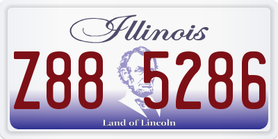IL license plate Z885286