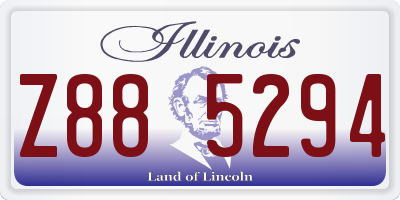 IL license plate Z885294