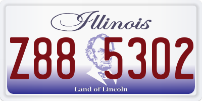 IL license plate Z885302
