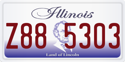 IL license plate Z885303
