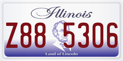 IL license plate Z885306