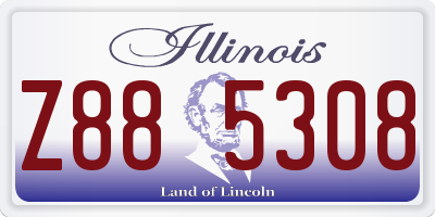 IL license plate Z885308