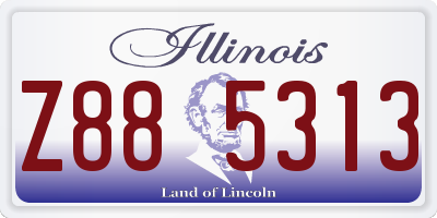 IL license plate Z885313