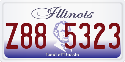 IL license plate Z885323