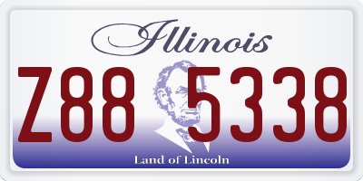 IL license plate Z885338