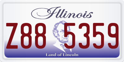 IL license plate Z885359