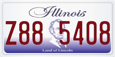 IL license plate Z885408